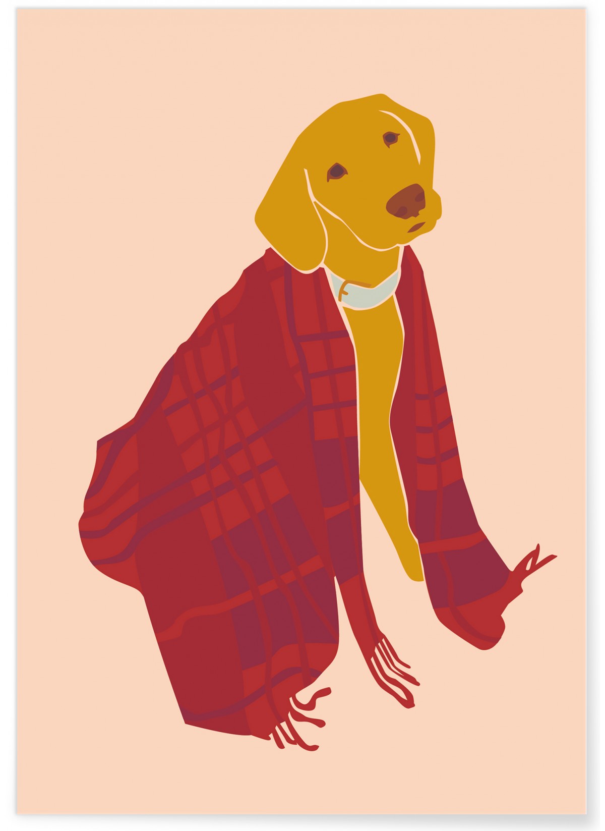Affiche Abstract Dog 1