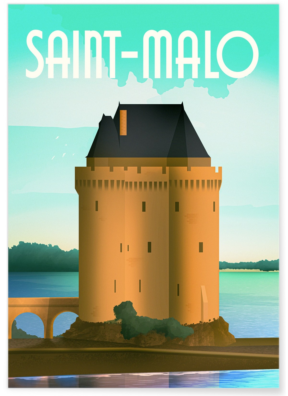 Affiche Saint-Malo