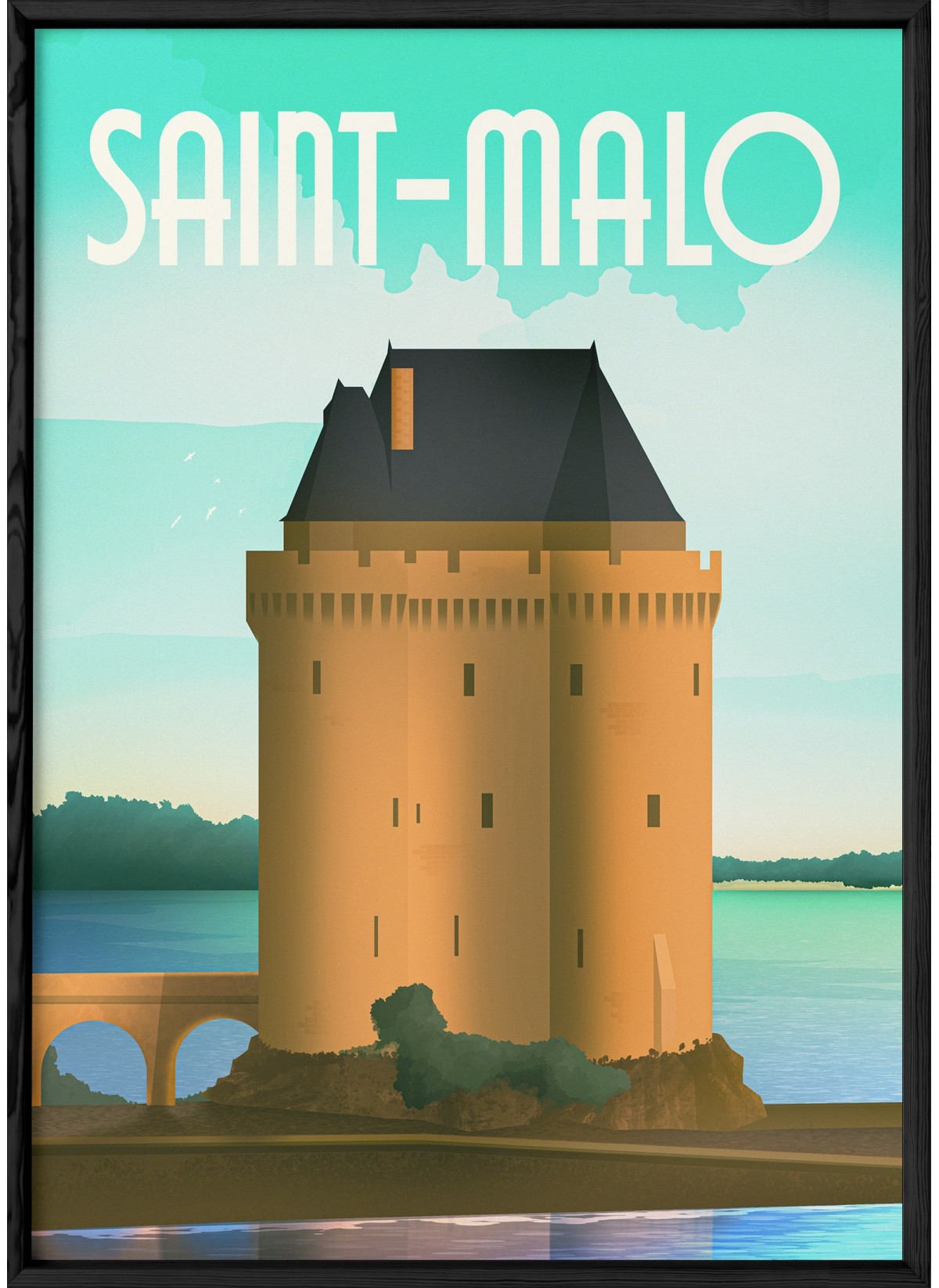 Affiche Saint-Malo