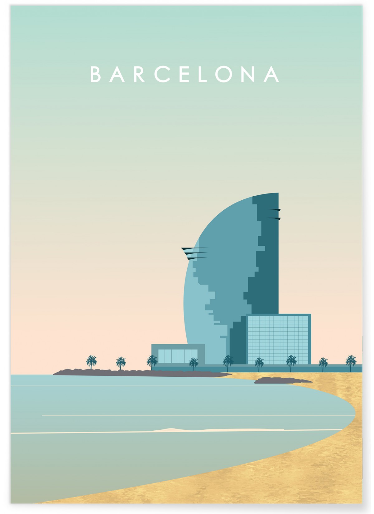 Affiche Barcelona 2