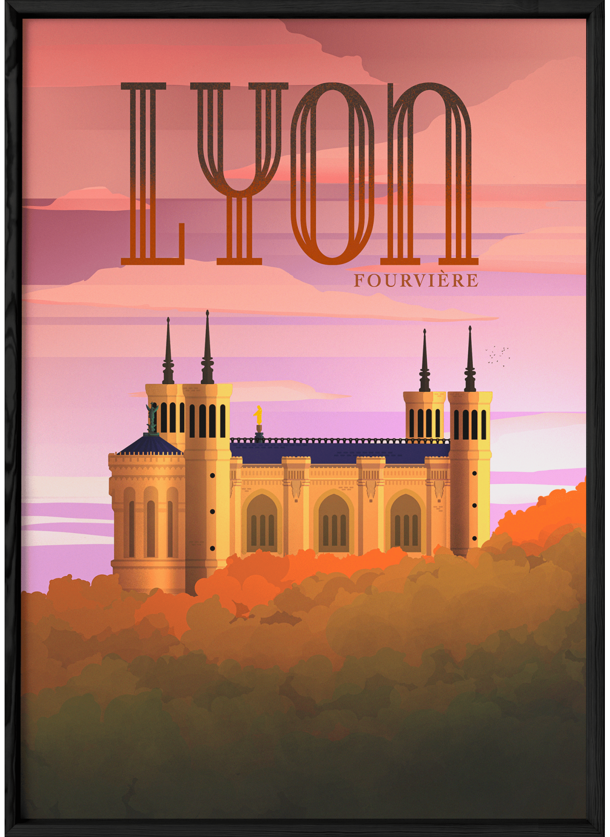 Affiche Lyon Fourvière 2