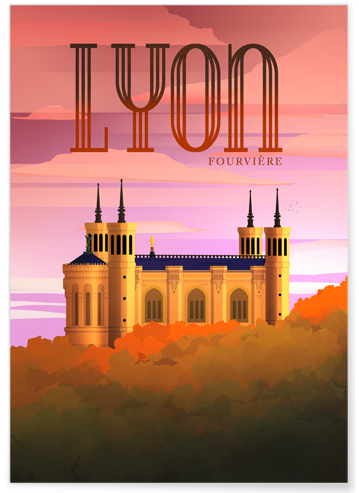 Affiche Lyon Fourvière 2