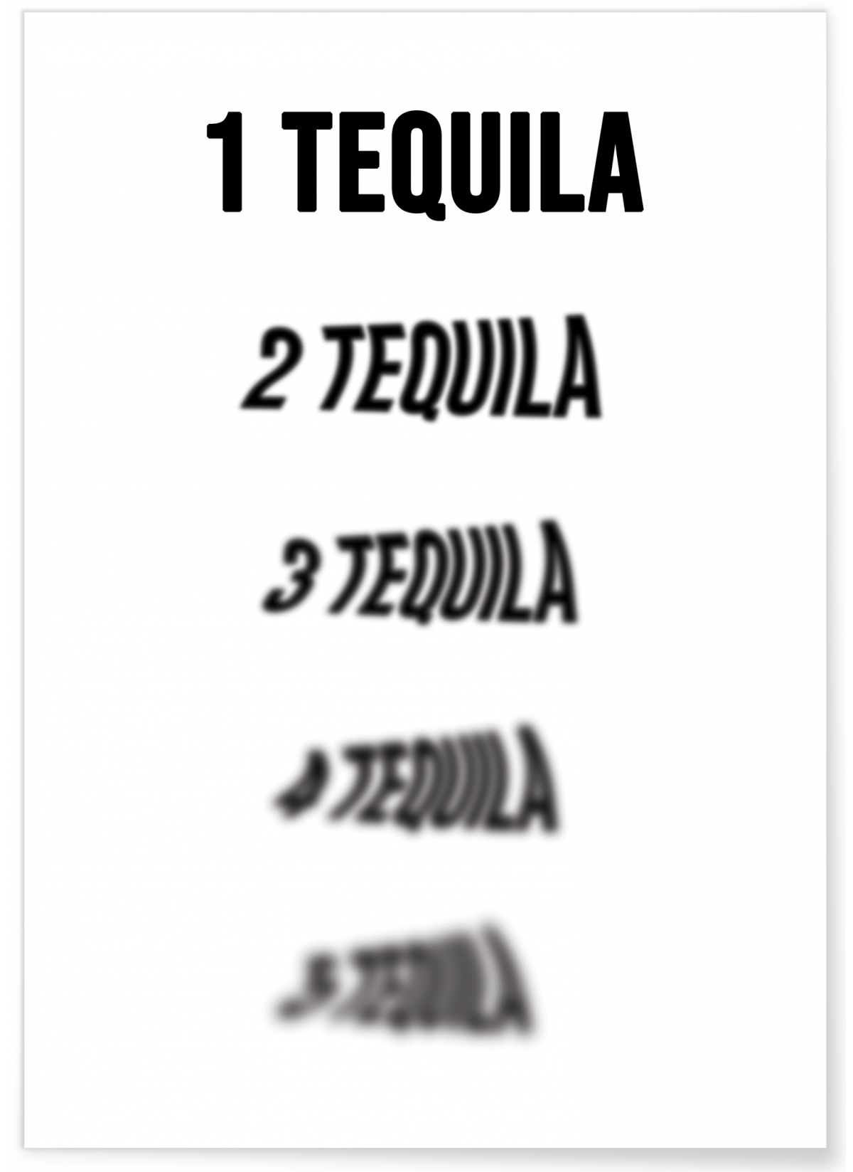 Affiche Tequila