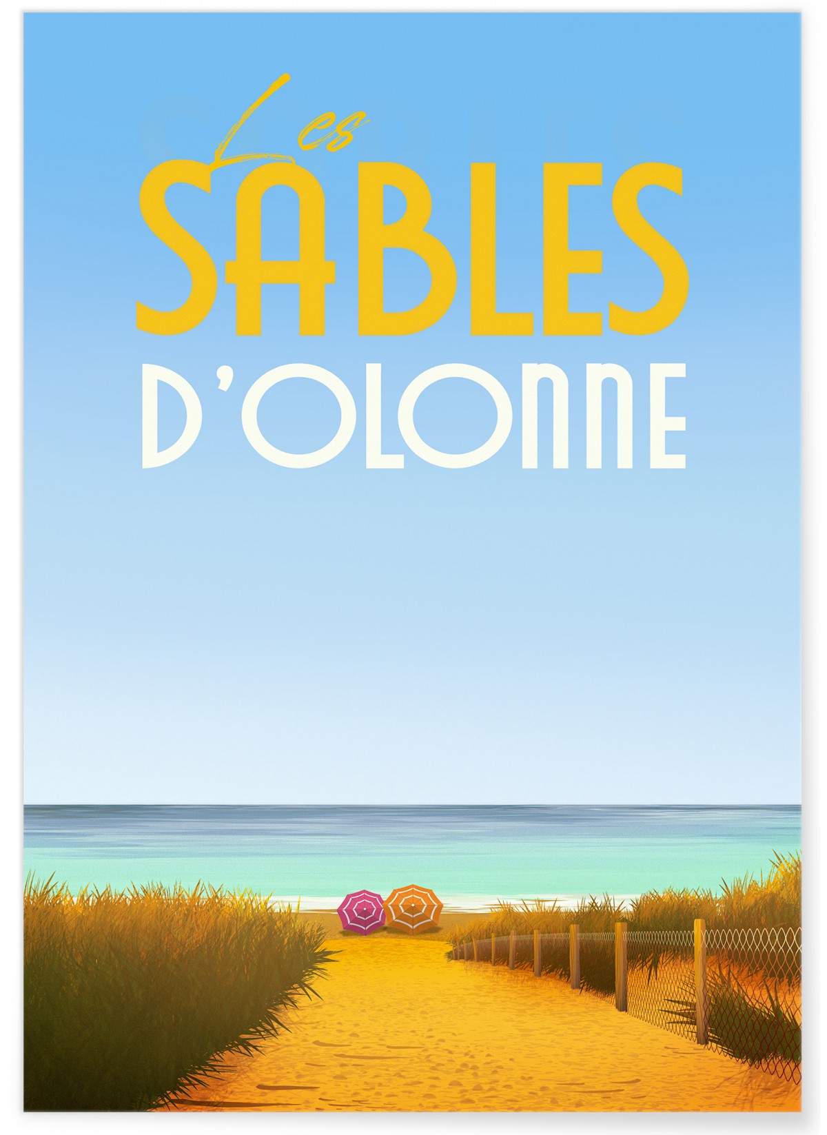 Affiche Les Sables d'Olonne