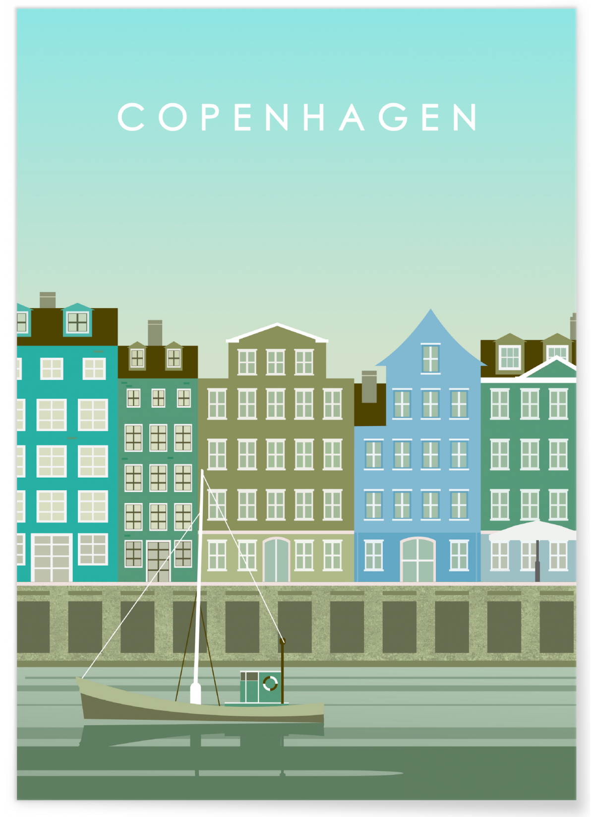 Affiche Copenhague