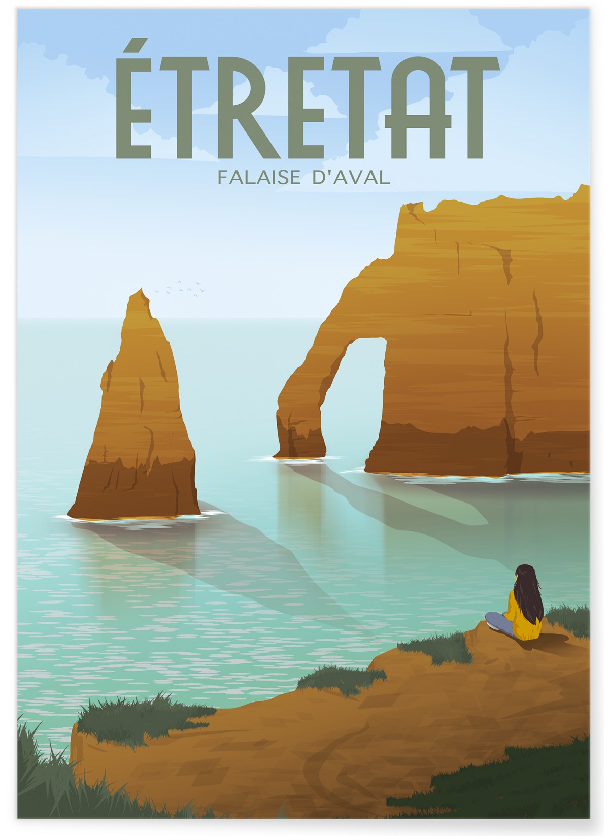 Affiche Étretat