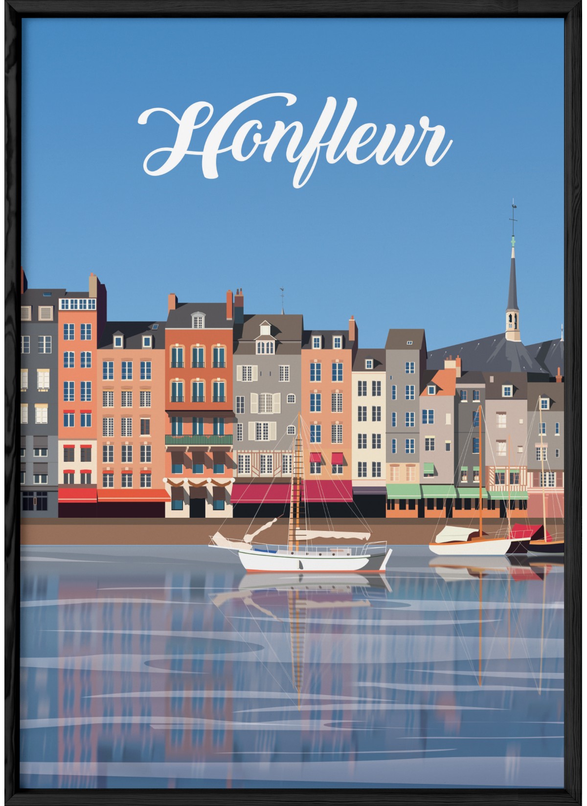 Affiche Honfleur