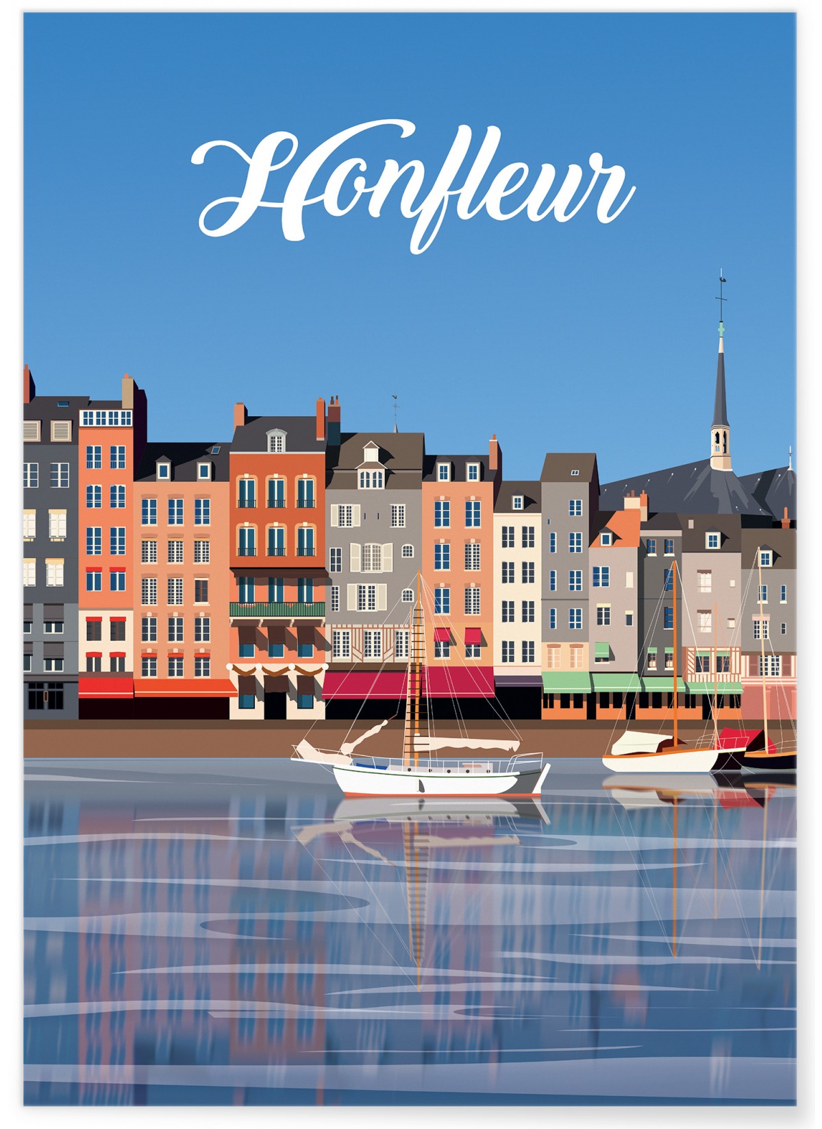 Affiche Honfleur