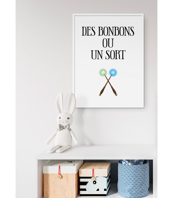 Affiche Des bonbons ou un sort