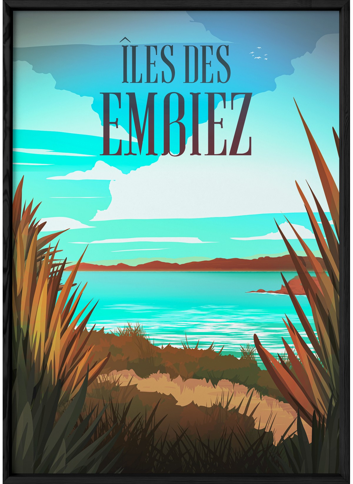 Affiche Îles des Embiez