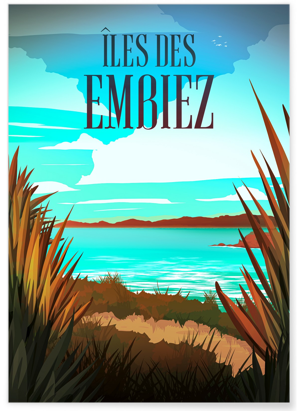 Affiche Îles des Embiez