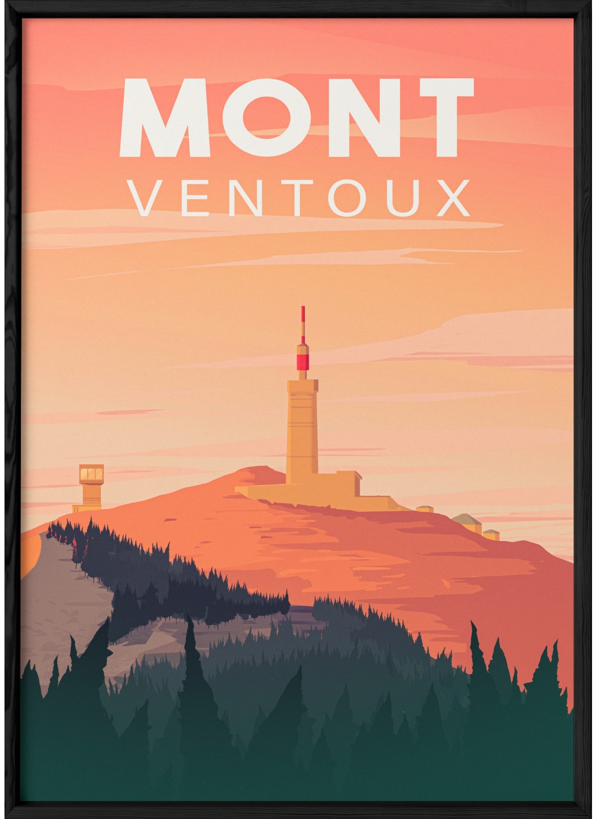 Affiche Mont Ventoux