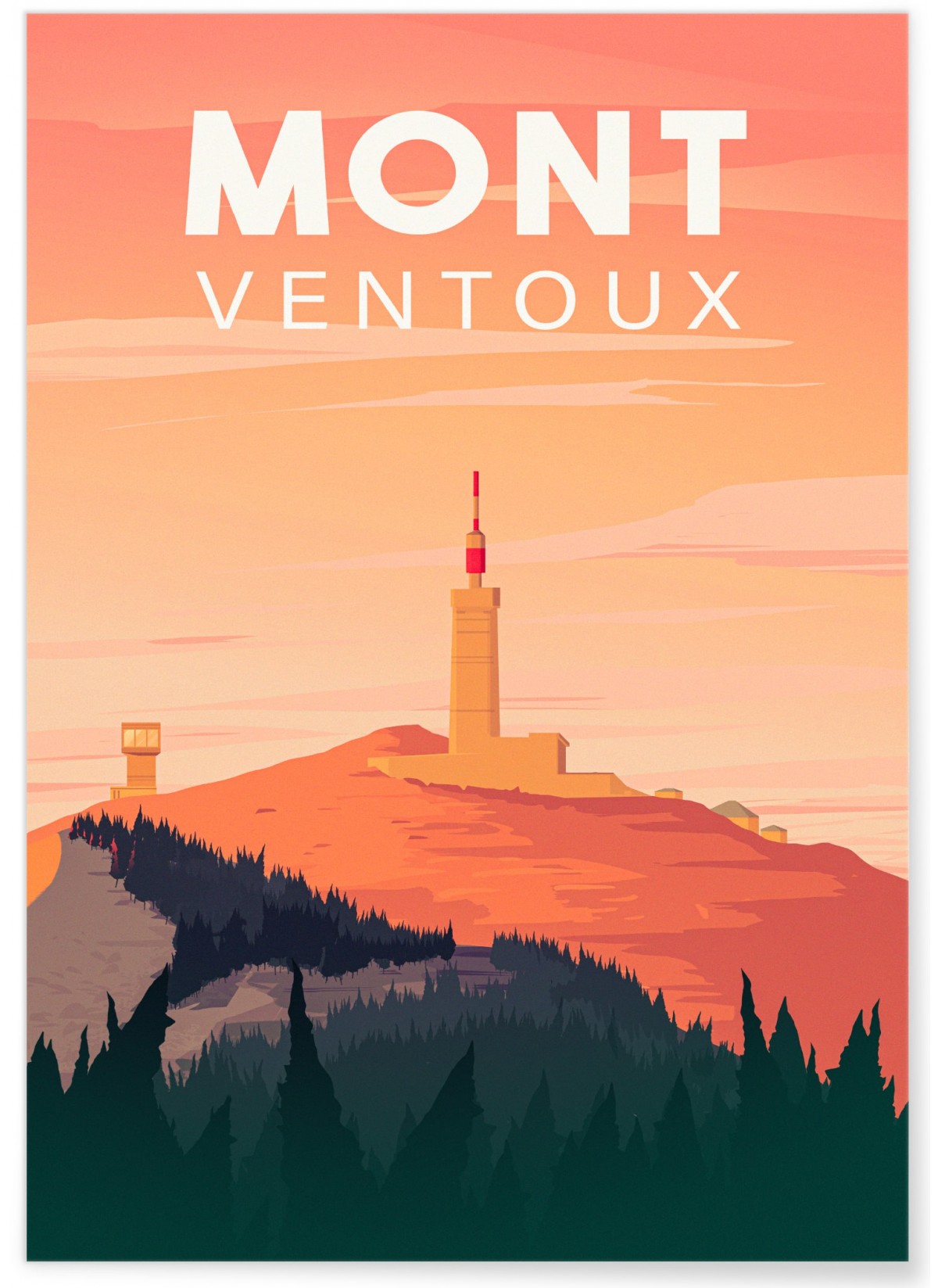 Affiche Mont Ventoux