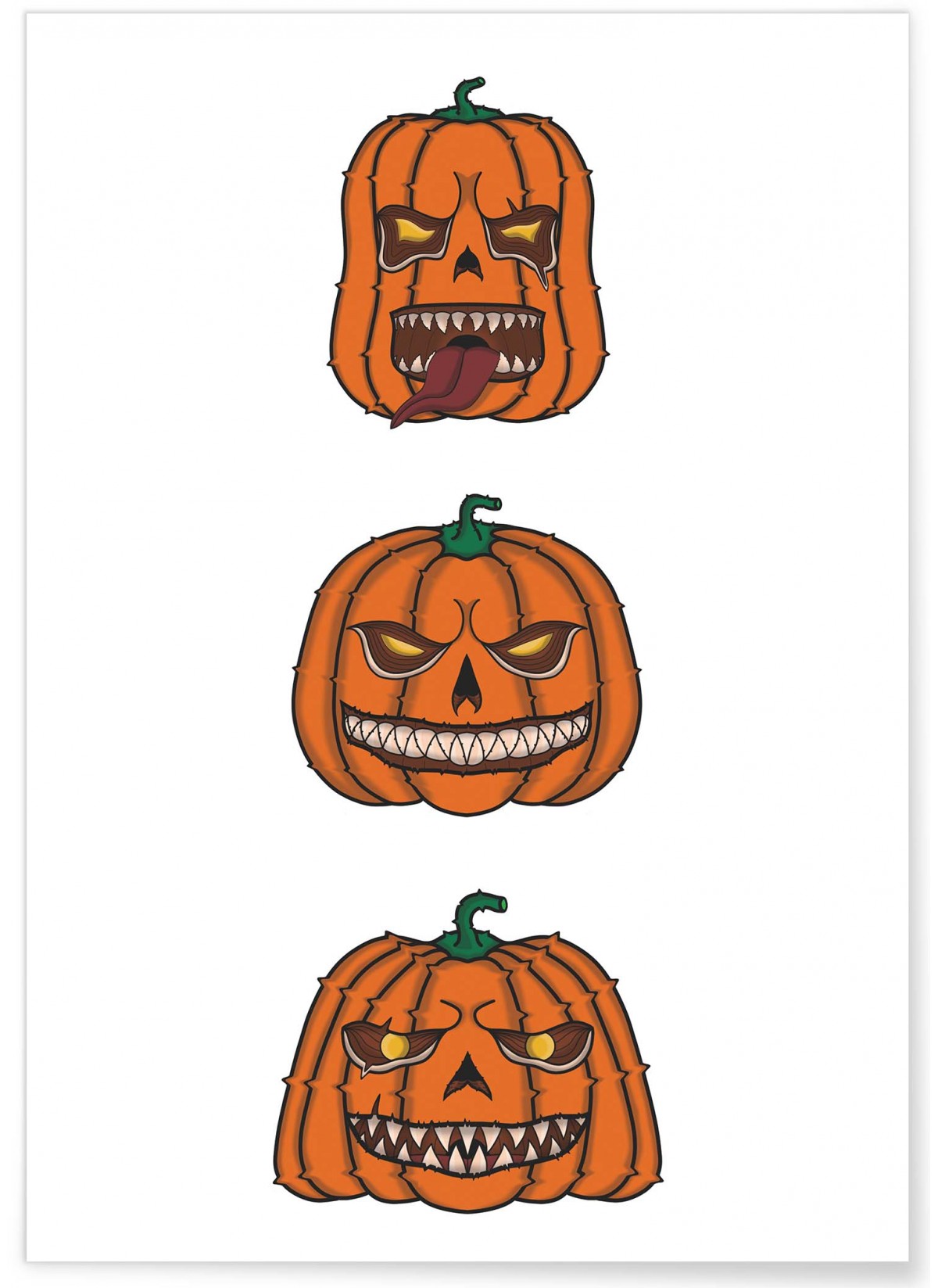 Affiche Citrouilles