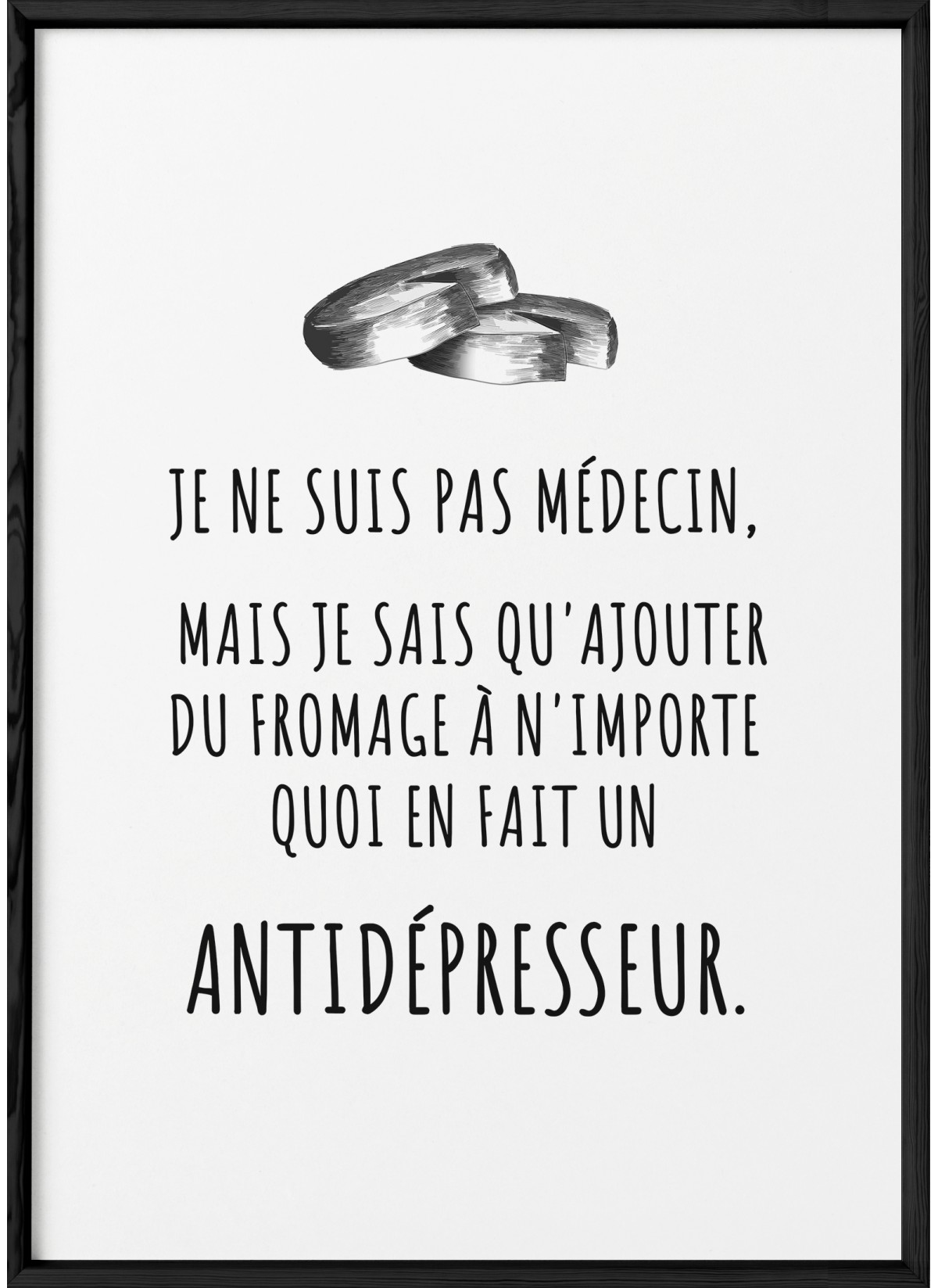 Affiche "Je ne suis pas médecin..."