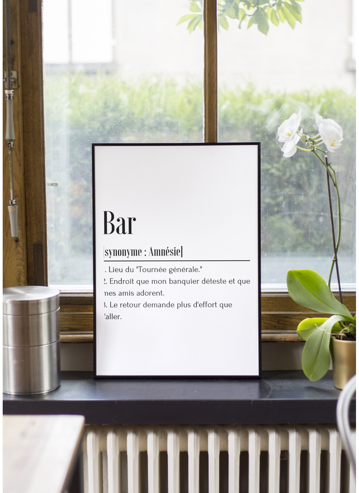 Affiche Définition Bar