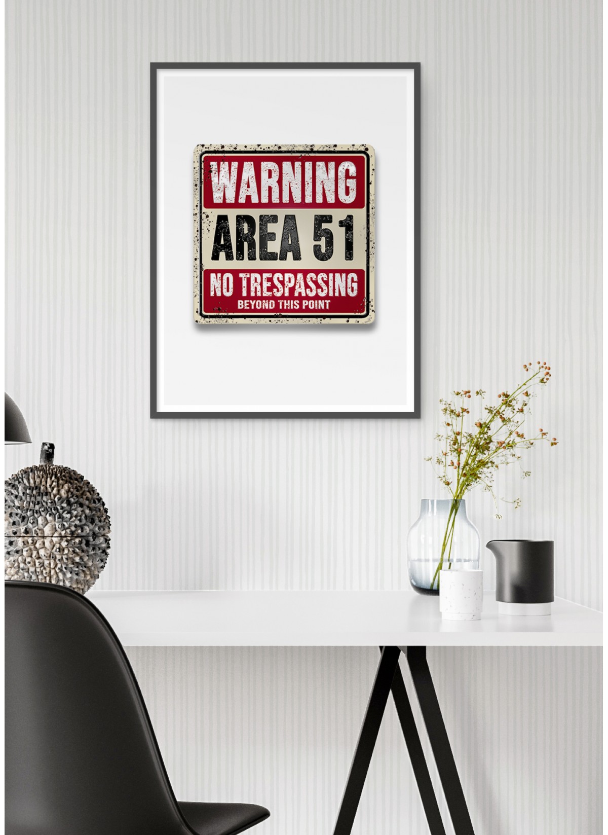 Affiche "Warning Area 51"