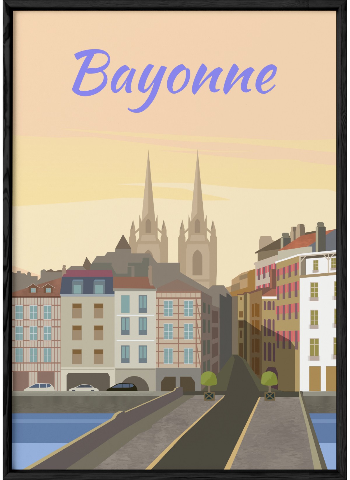 Affiche Bayonne