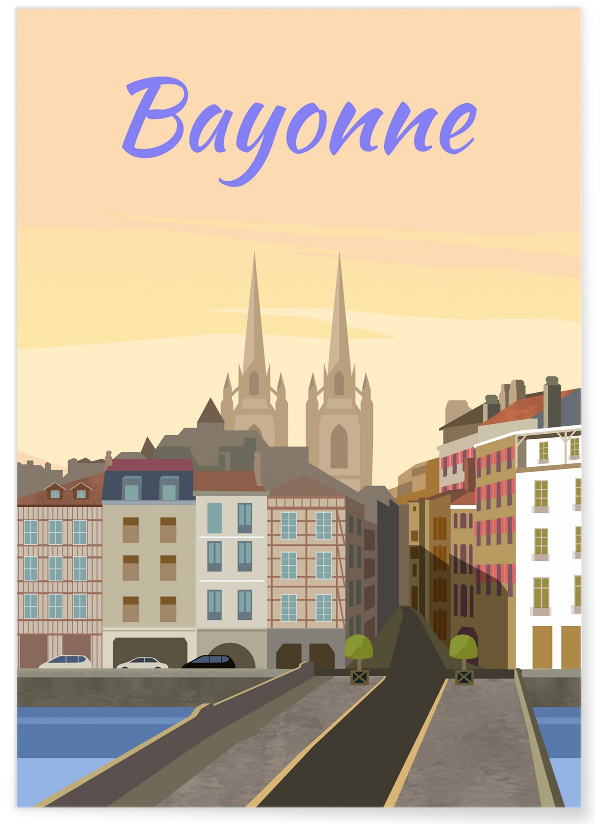 Affiche Bayonne