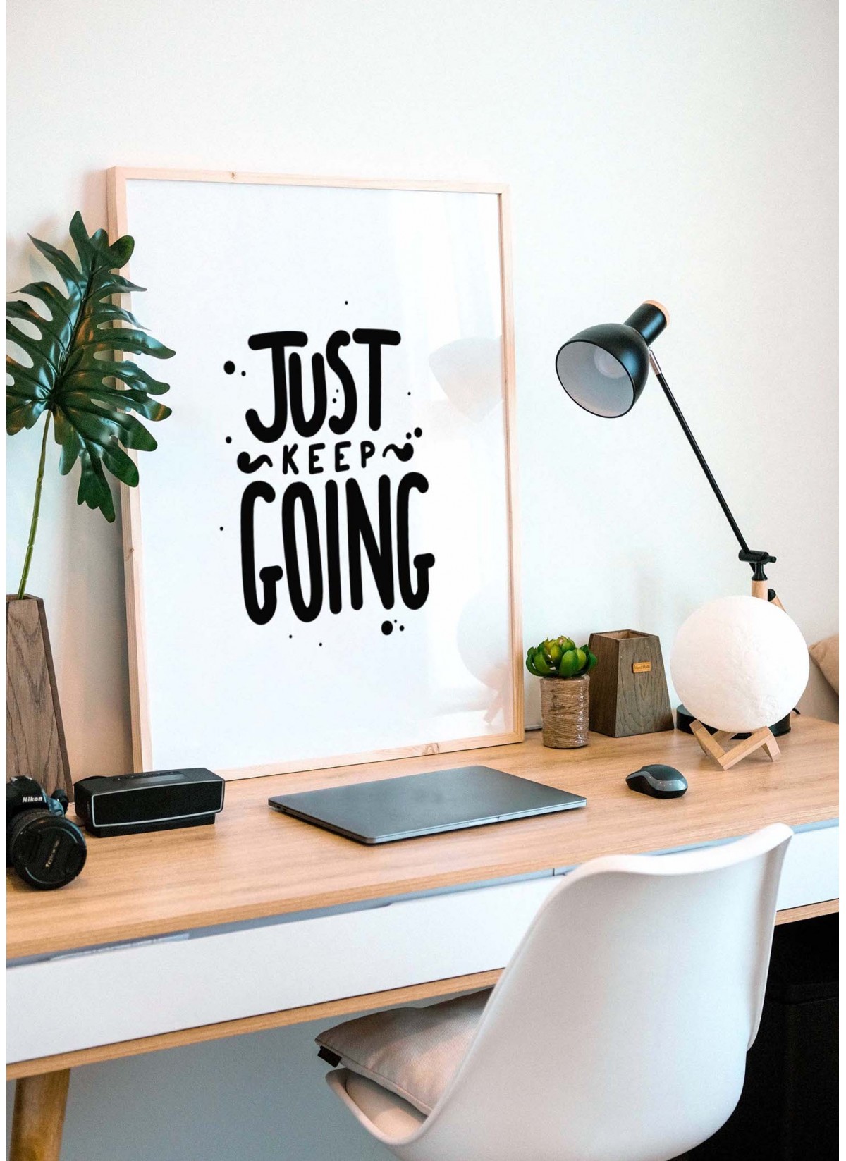 Affiche "Just Keep Going"