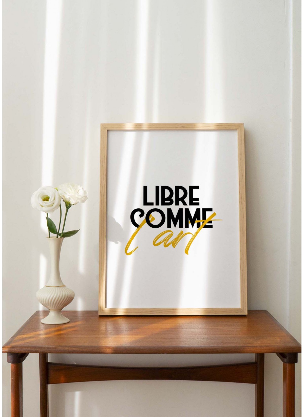 Affiche "Libre comme l'art"