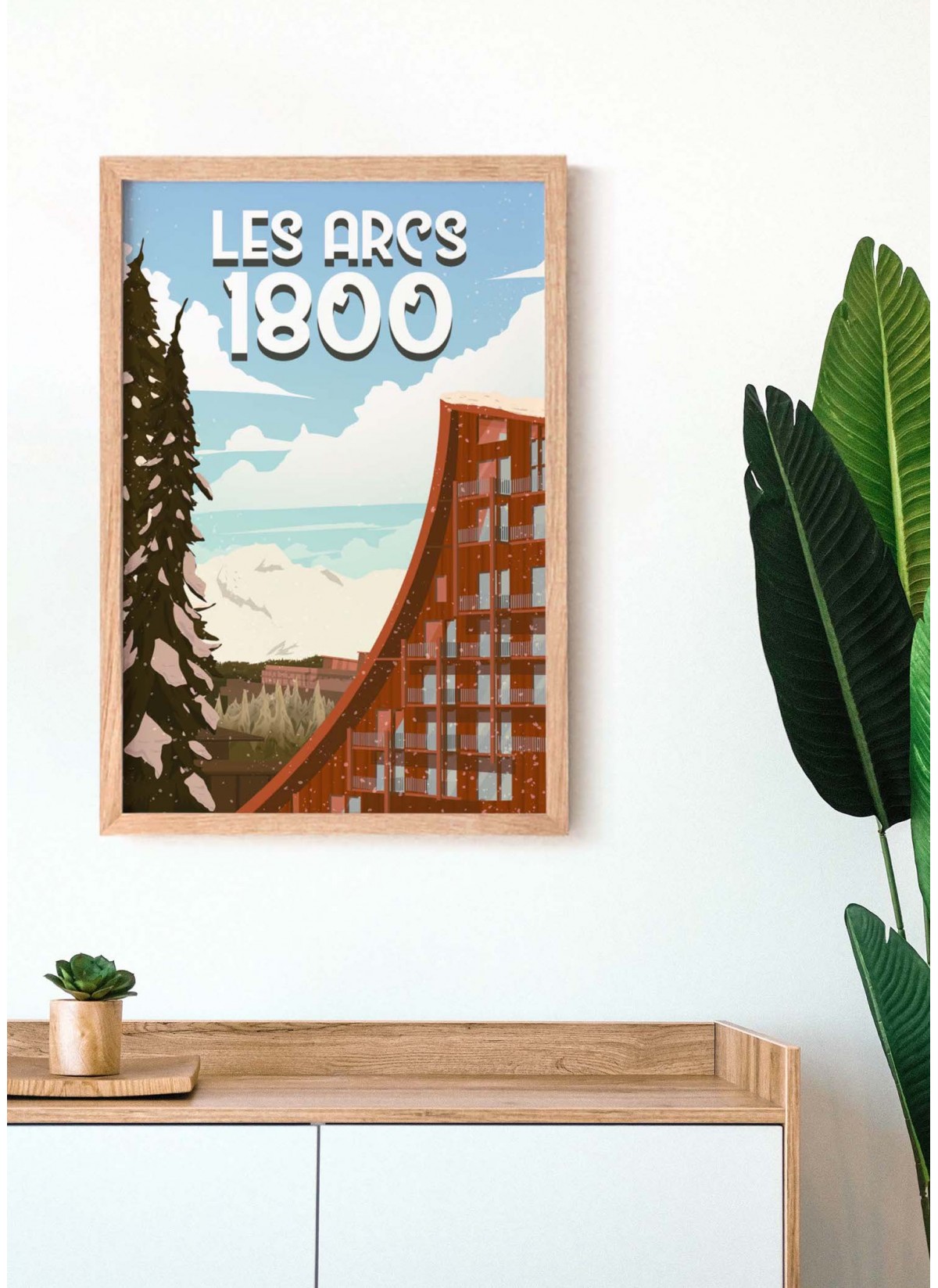 Affiche Les Arcs 1800