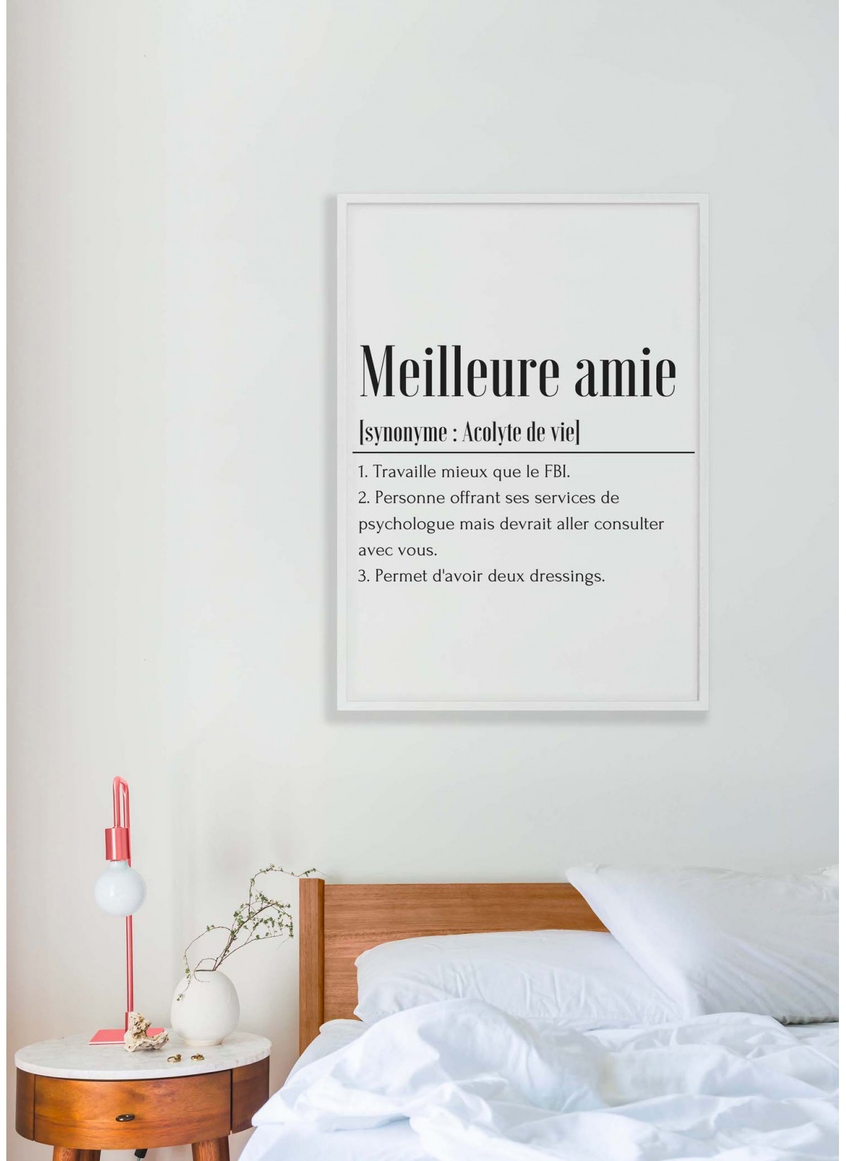 Affiche Définition Meilleure Amie