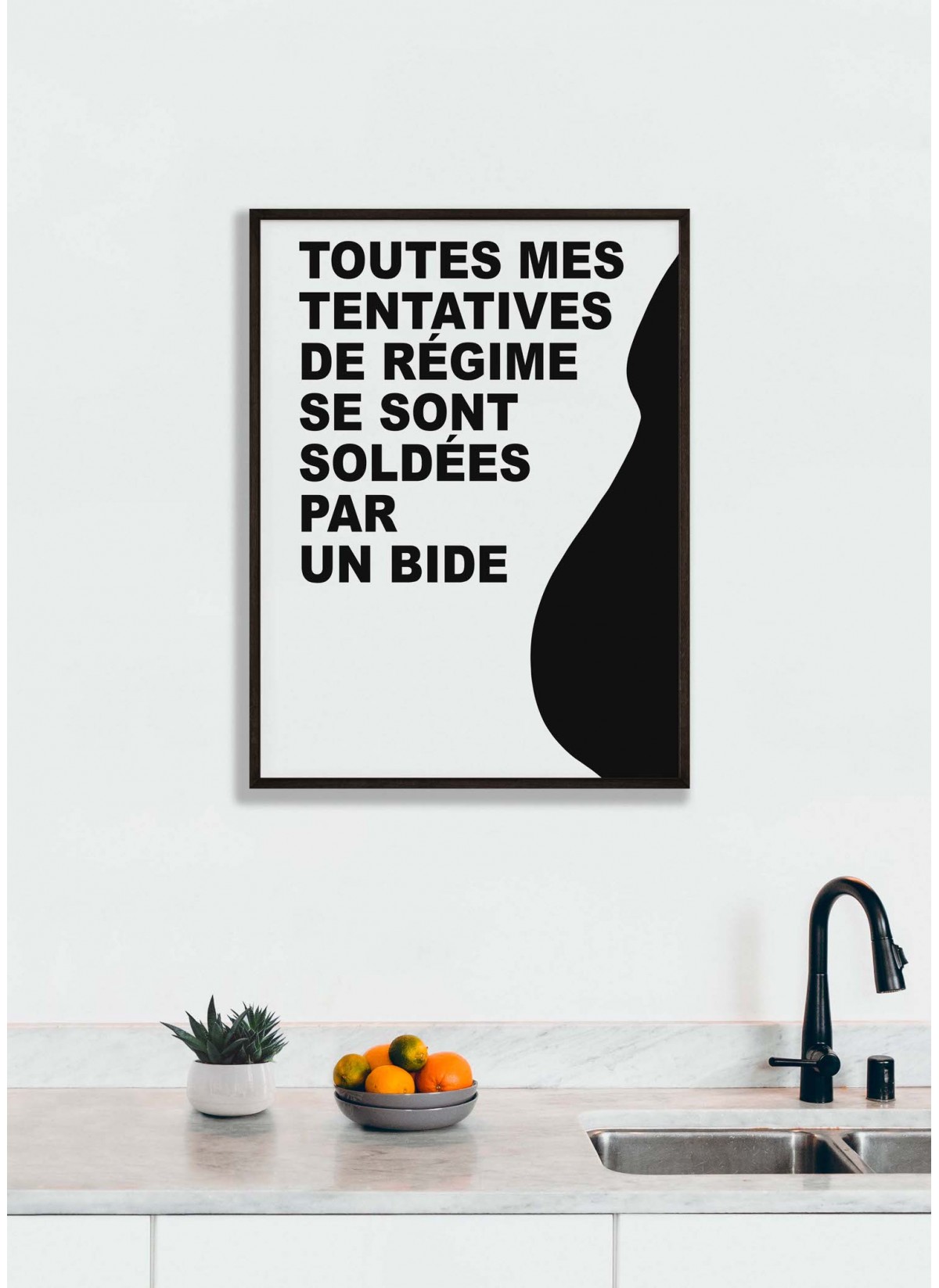 Affiche "Le bide"
