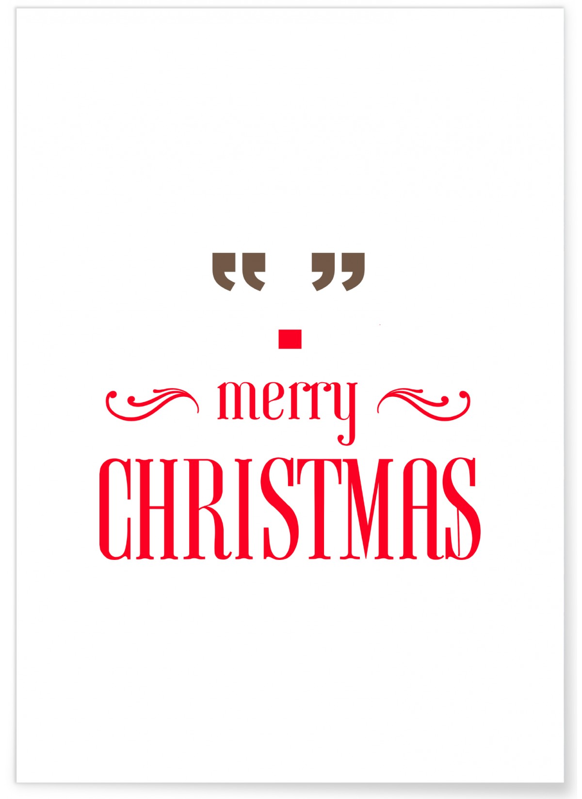 Affiche Merry Christmas