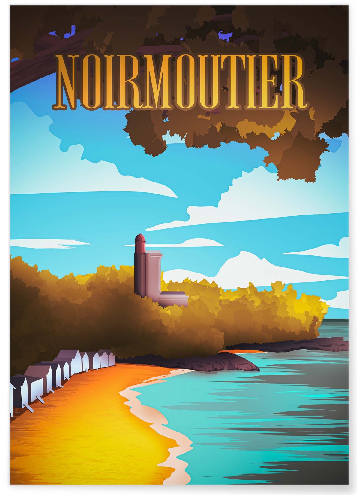 Affiche Noirmoutier