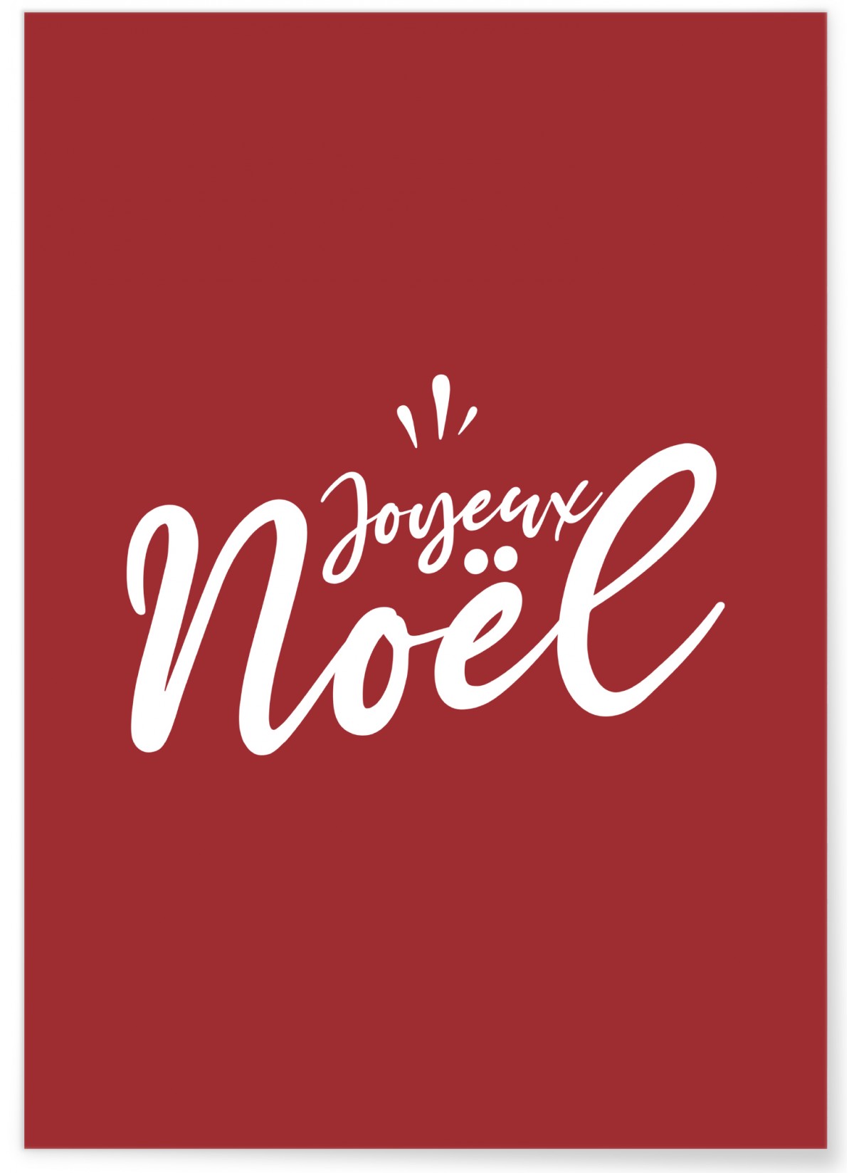 Affiche Joyeux Noël