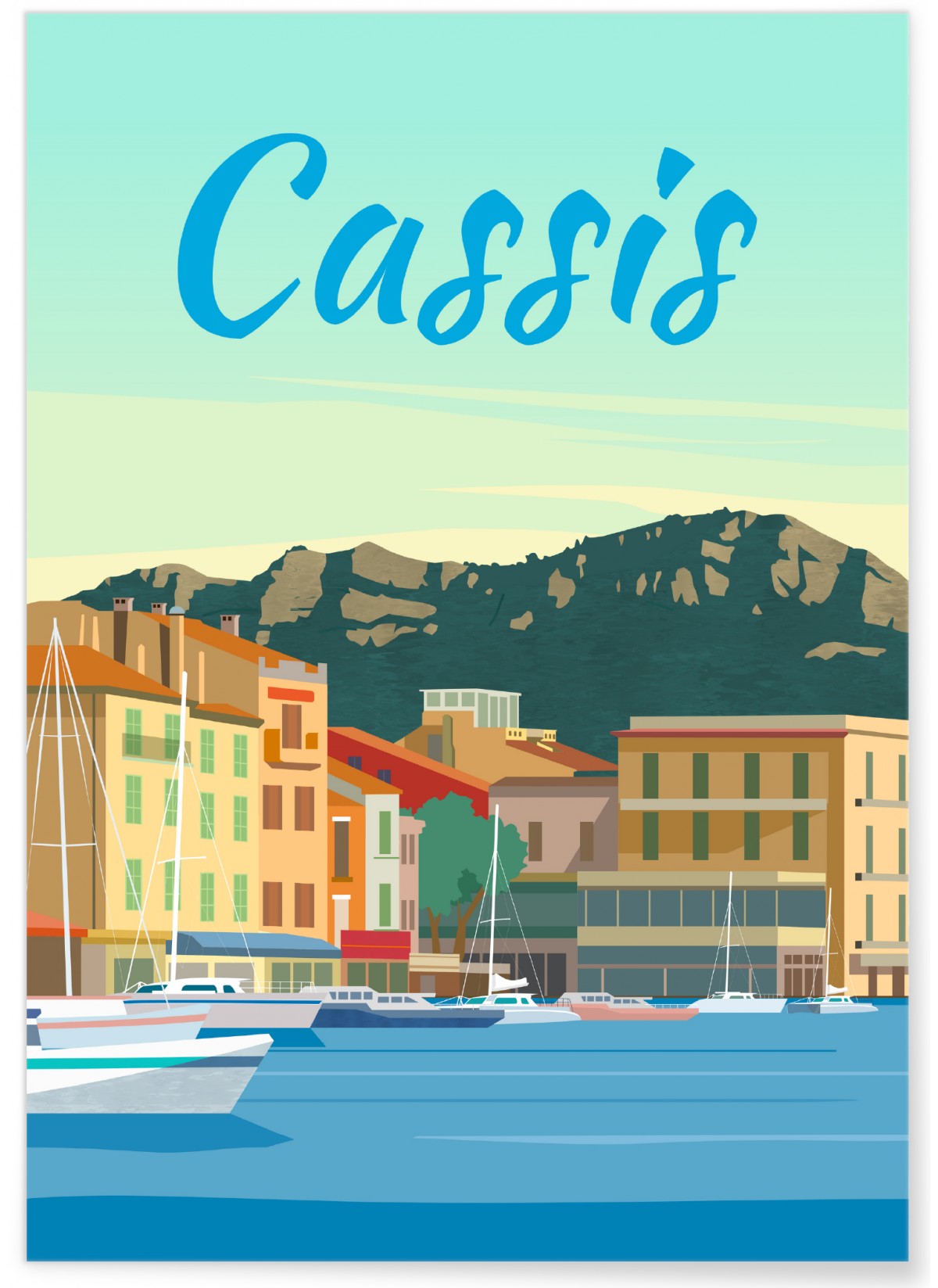 Affiche Cassis