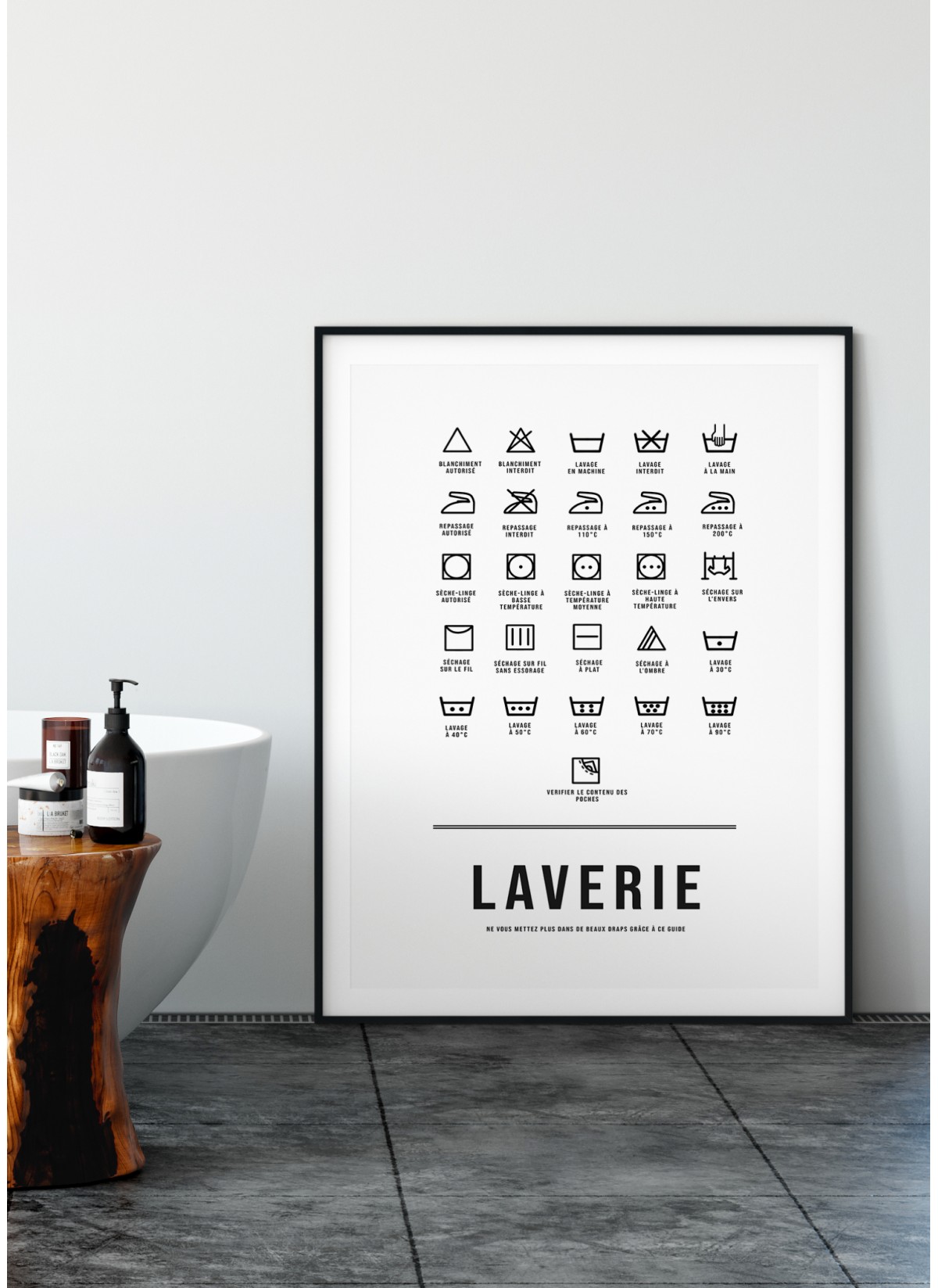 Affiche Laverie