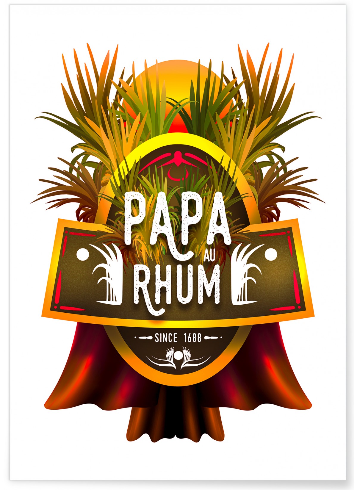 Affiche Papa au rhum