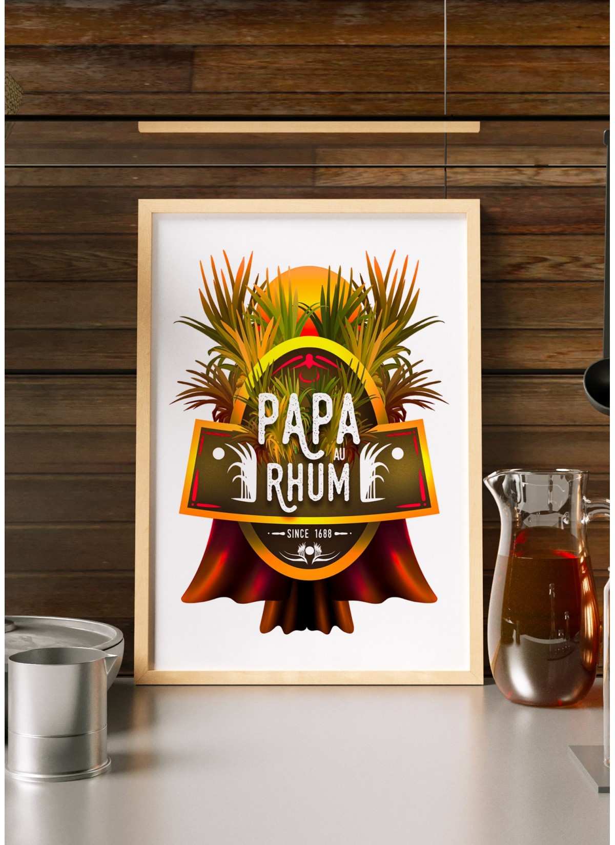 Affiche Papa au rhum