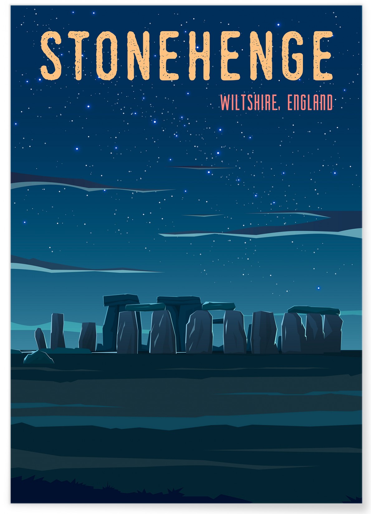 Affiche Stonehenge