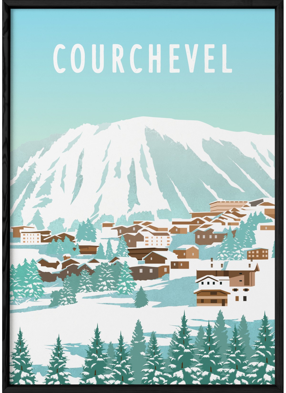 Affiche Courchevel