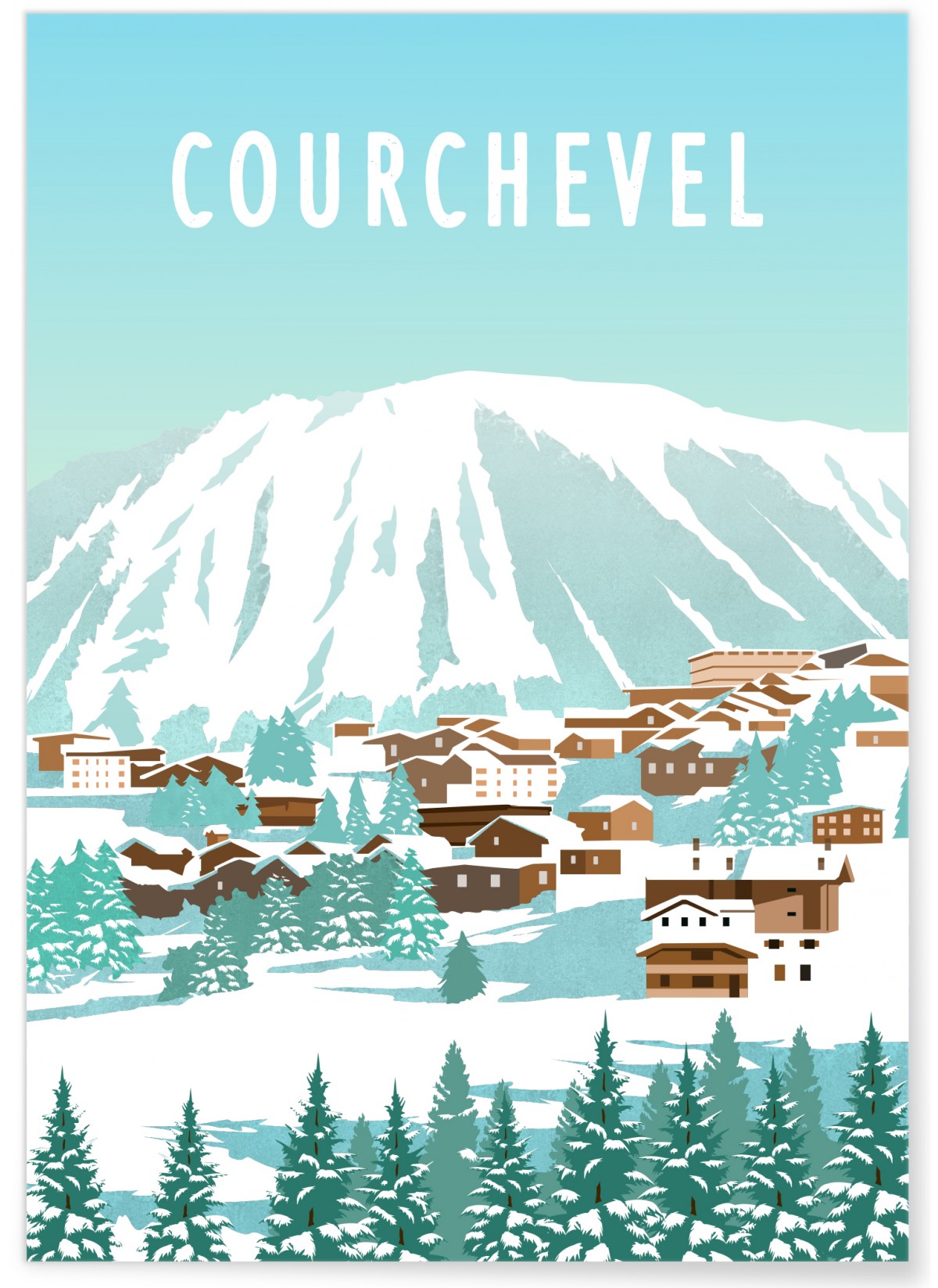 Affiche Courchevel