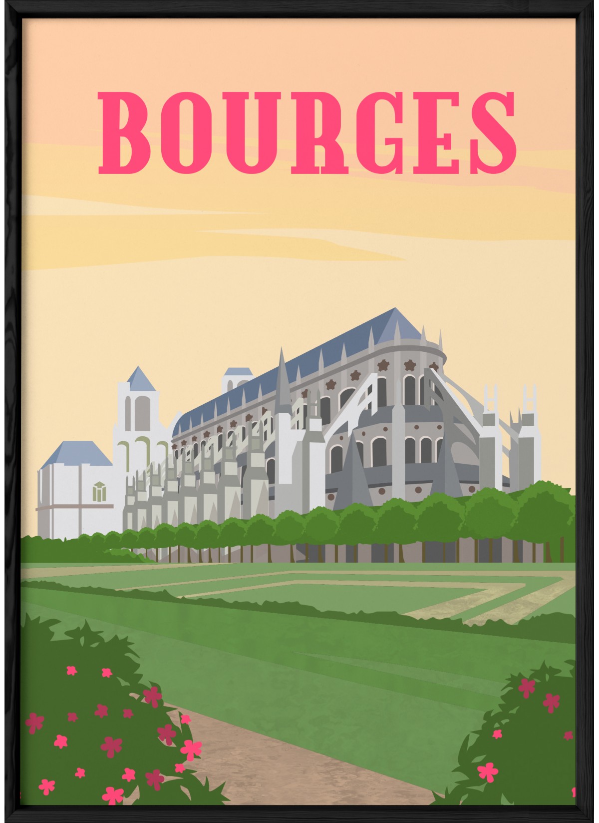Affiche Bourges