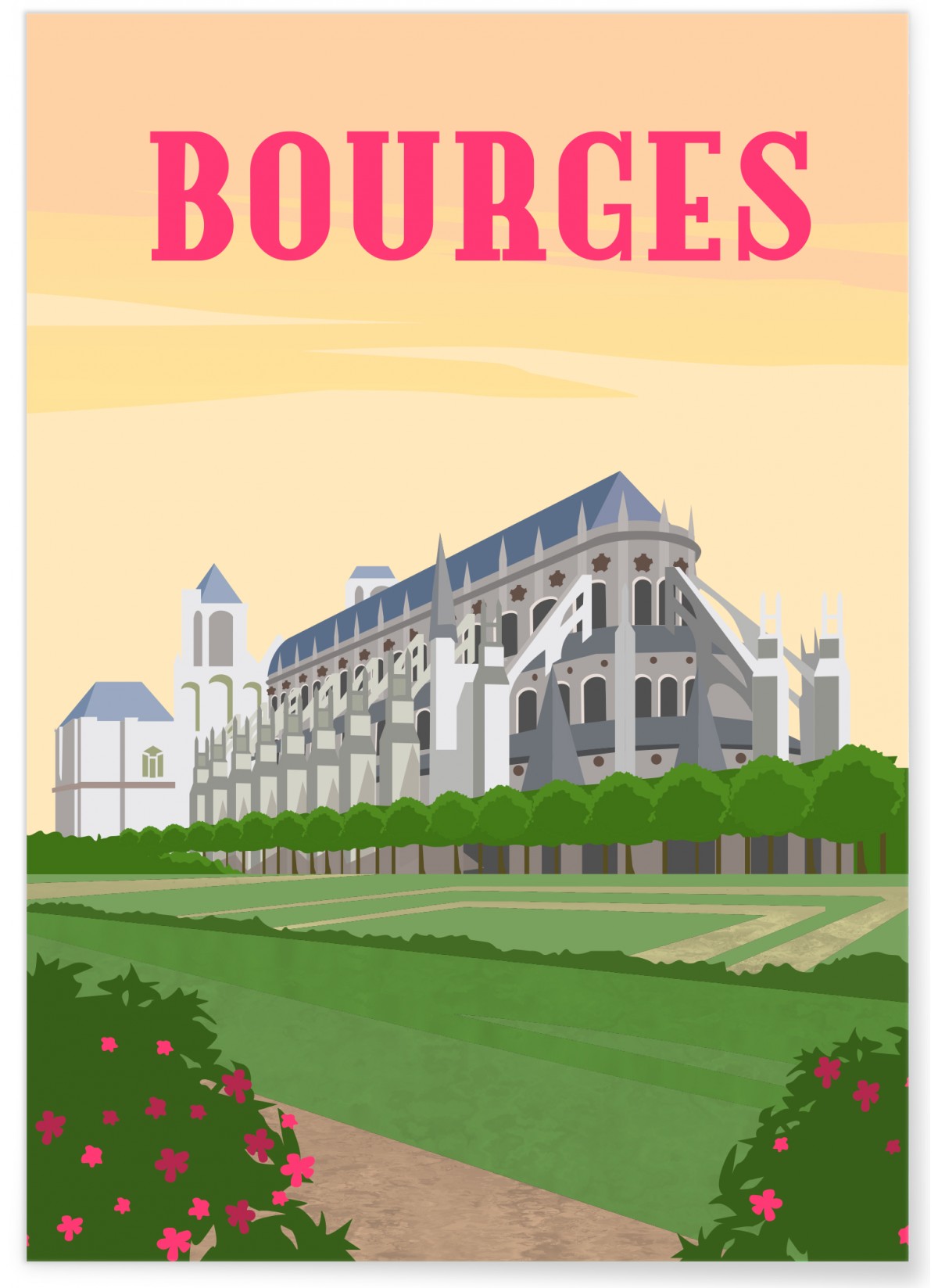 Affiche Bourges