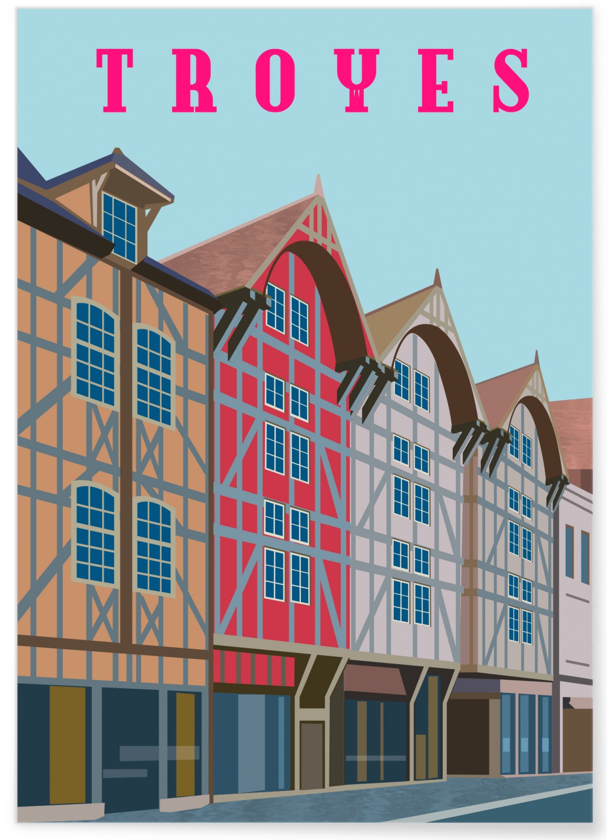 Affiche Troyes