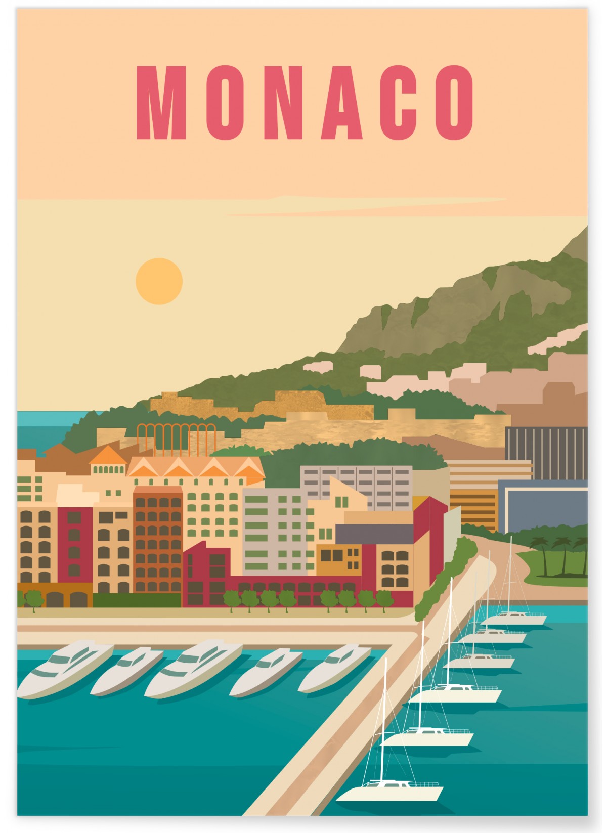 Affiche Monaco