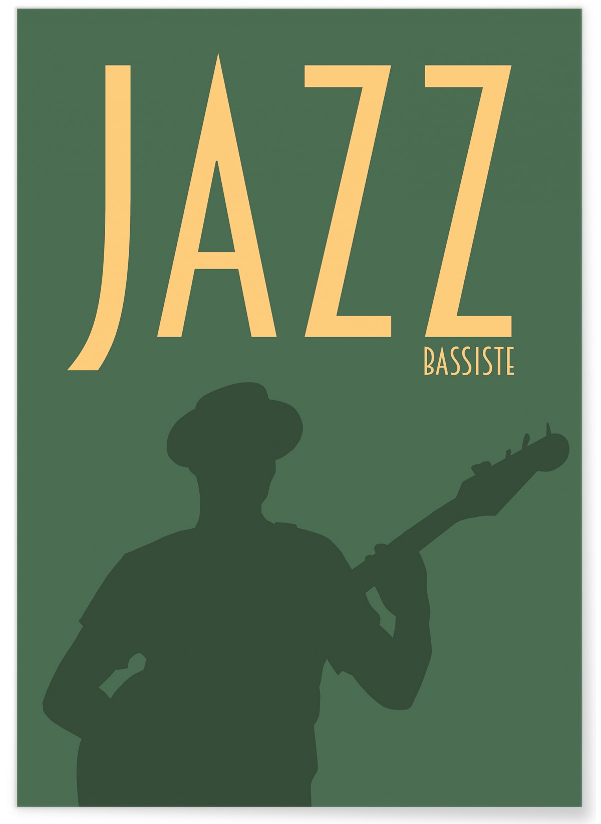 Affiche Jazz Bassiste