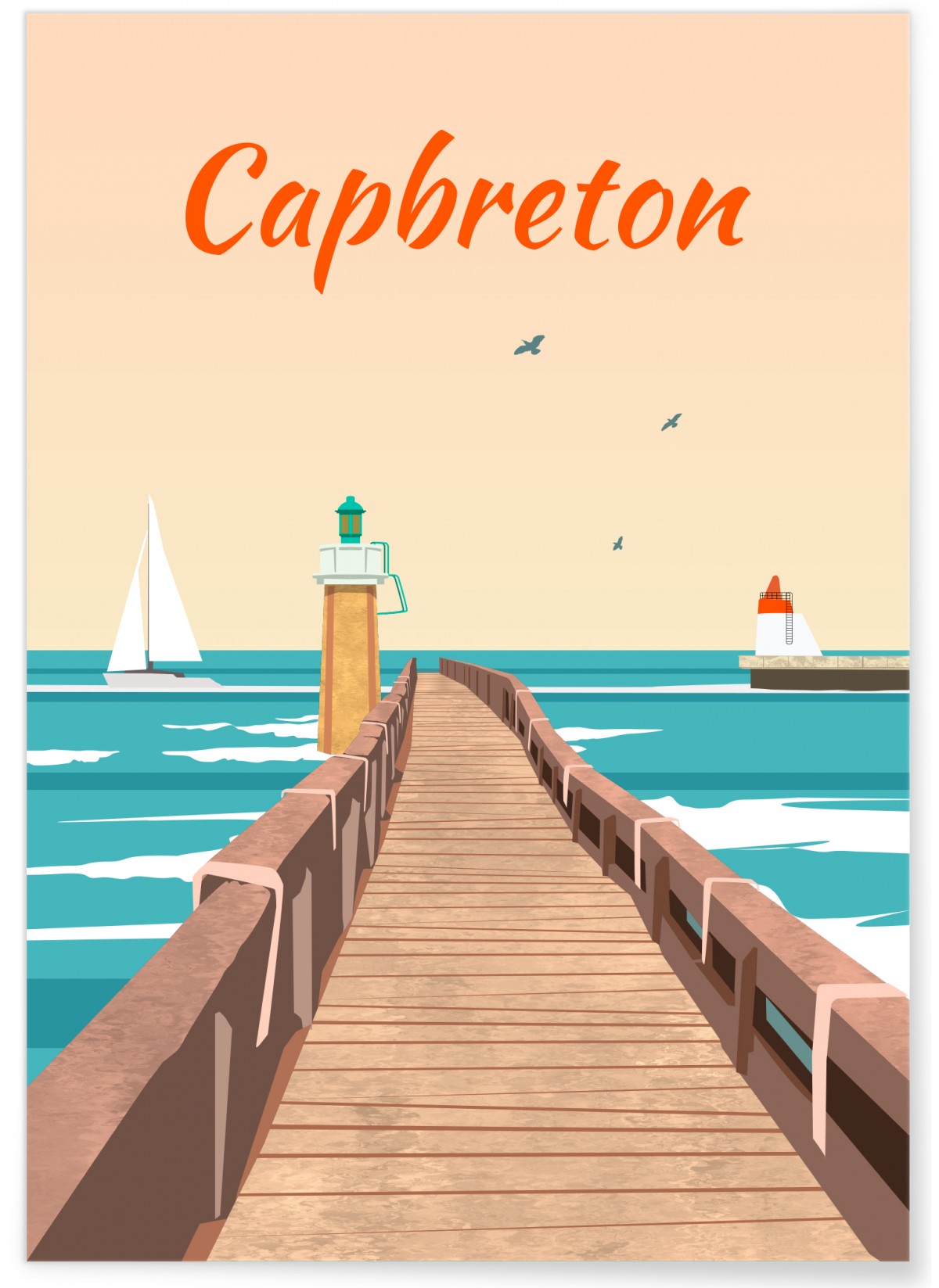 Affiche Capbreton