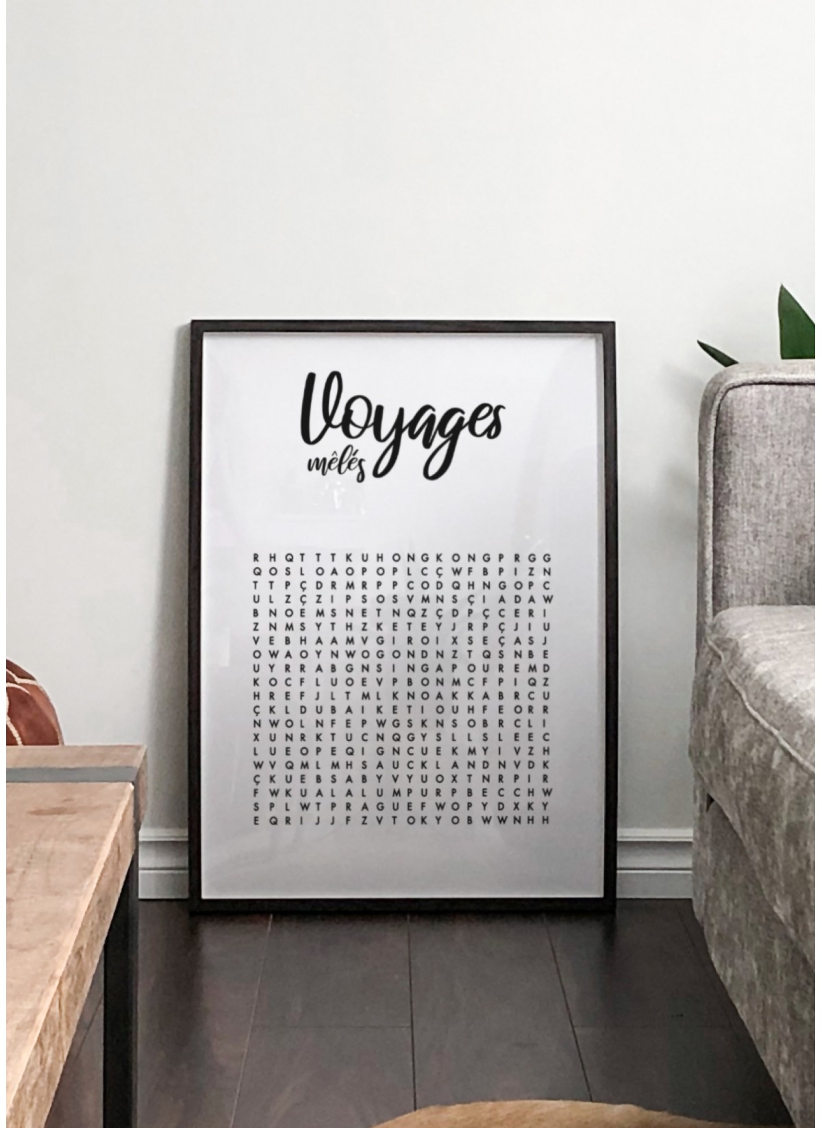 Affiche Voyages Mêlés