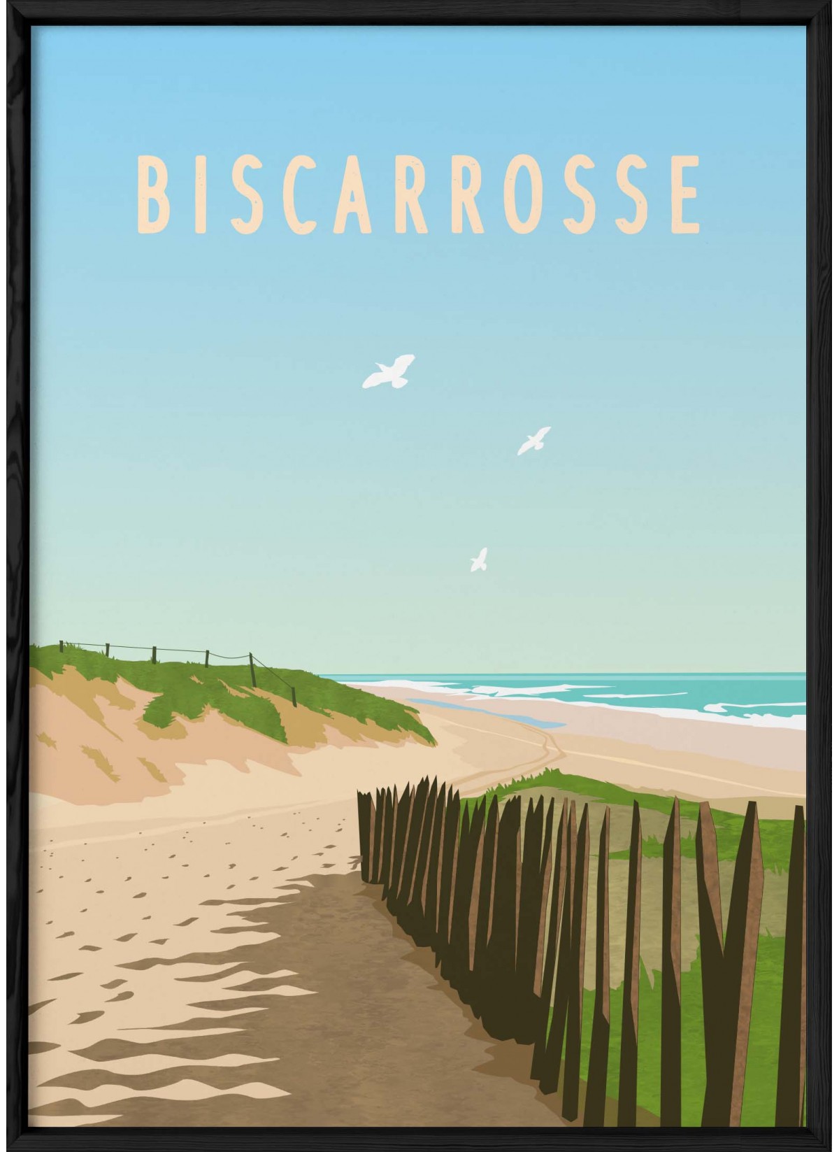 Affiche Biscarrosse