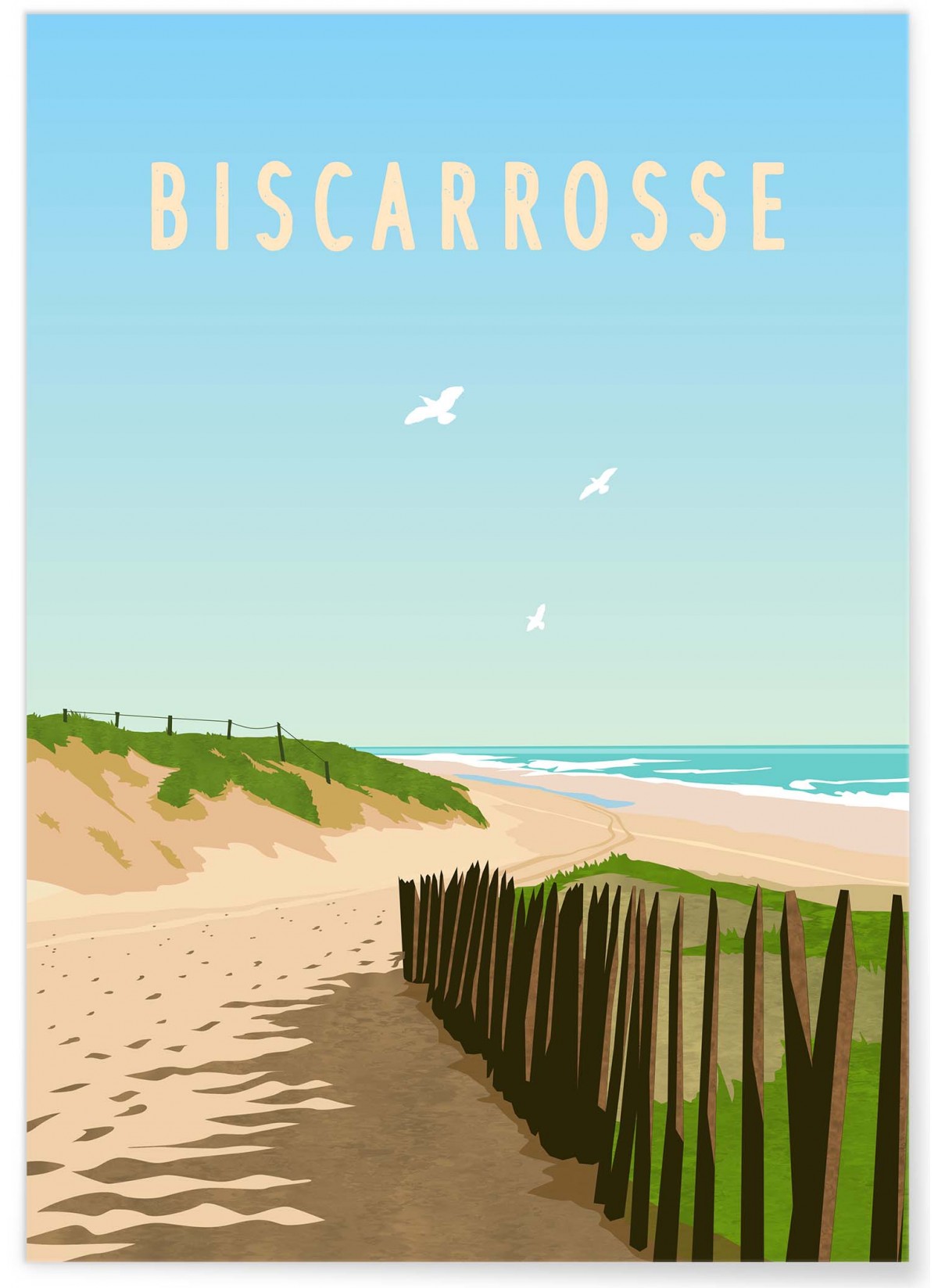 Affiche Biscarrosse