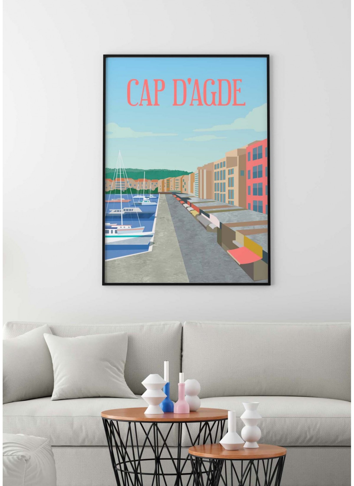 Affiche Cap d'Agde