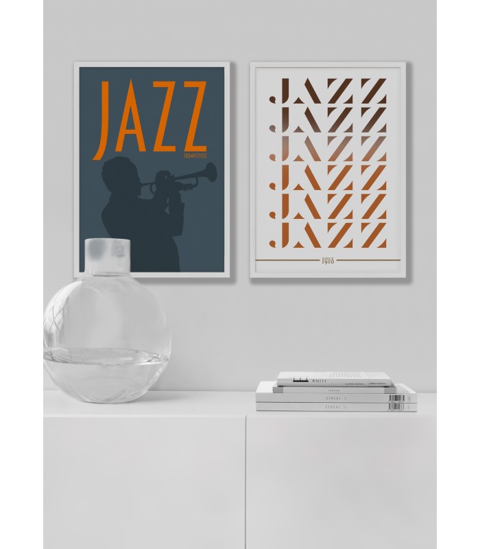 Affiche Jazz Trompettiste