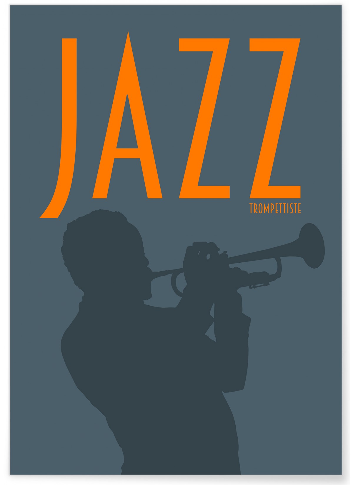 Affiche Jazz Trompettiste